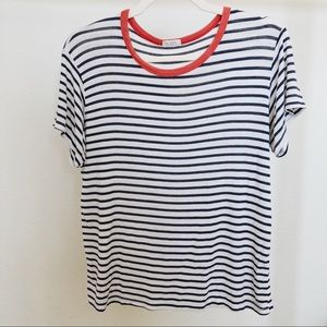 Brandy Melville Striped Ringer